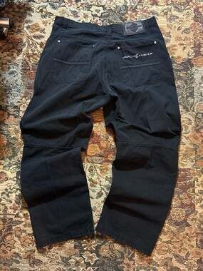 Vintage Rocawear Baggy Black Carpener Jeans with Articulated Knee